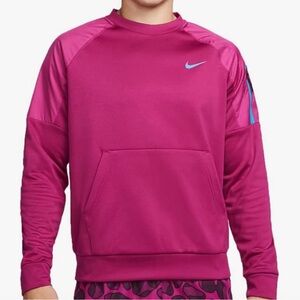 Nike Men’s Therma Fit Fitness Crew Sweatshirt Dynamic Berry Size Small NWT 913